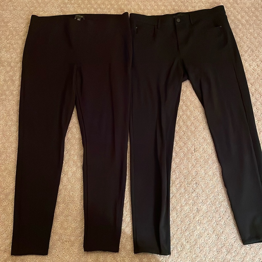 Lot of Two Ann Taylor Dress Black Leggings (10T)